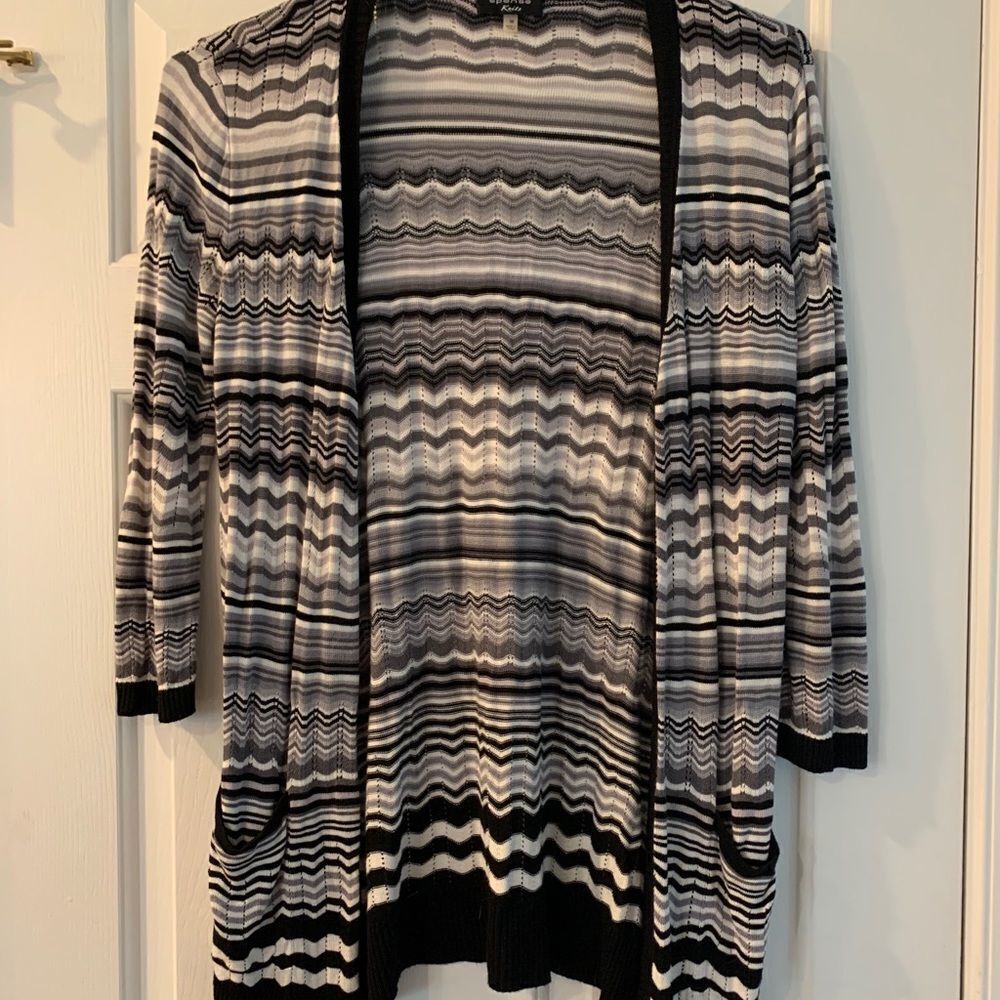 Spense Knits Fine Gauge Knit Cardigan Sweater M